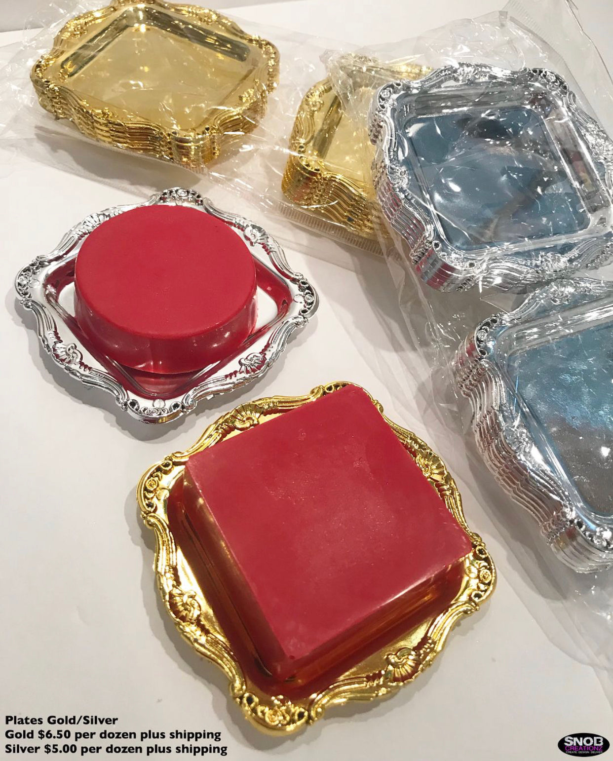 Mini Dessert Plates Snob Creationz