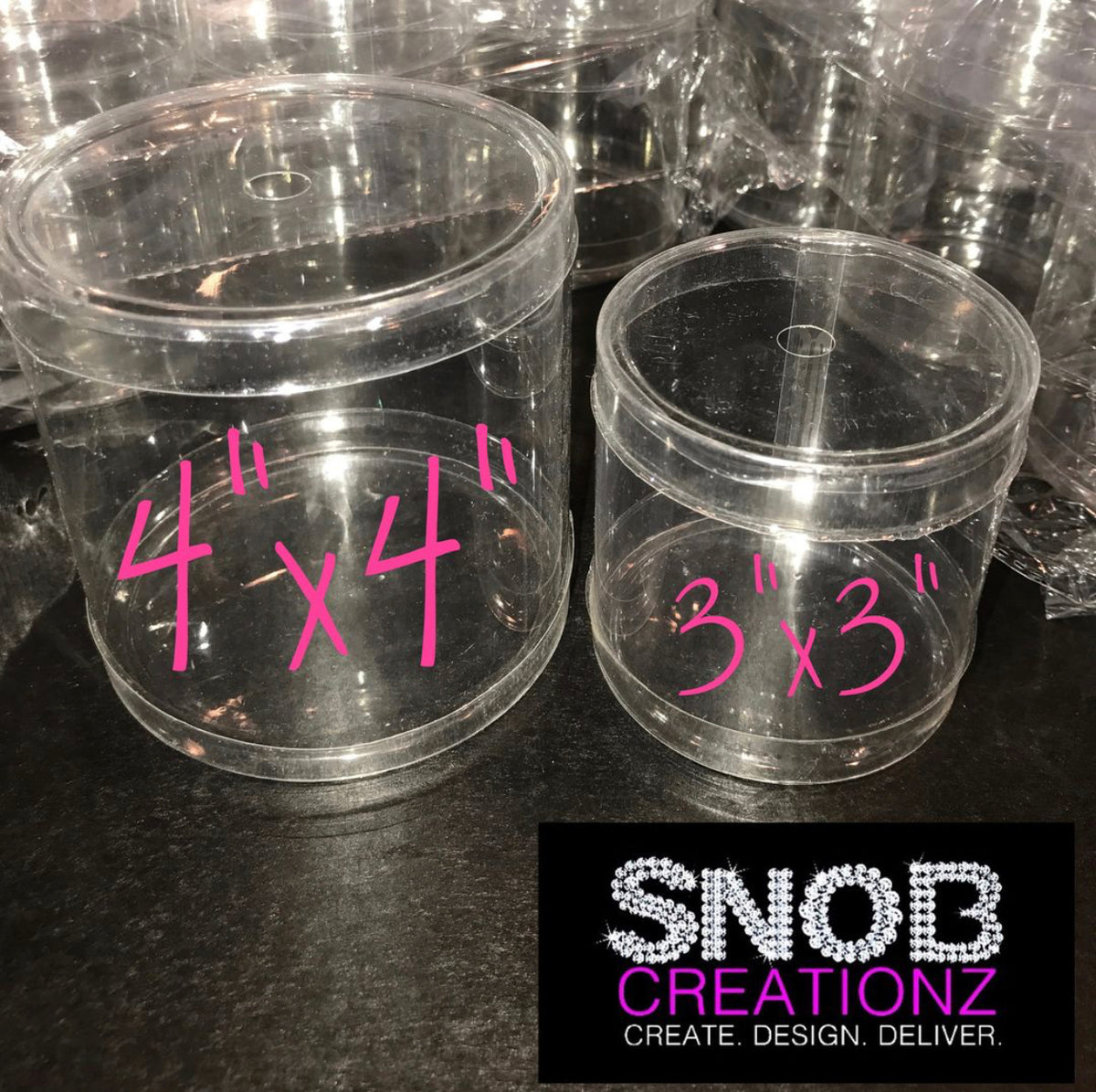 Cylinder Apple Containers