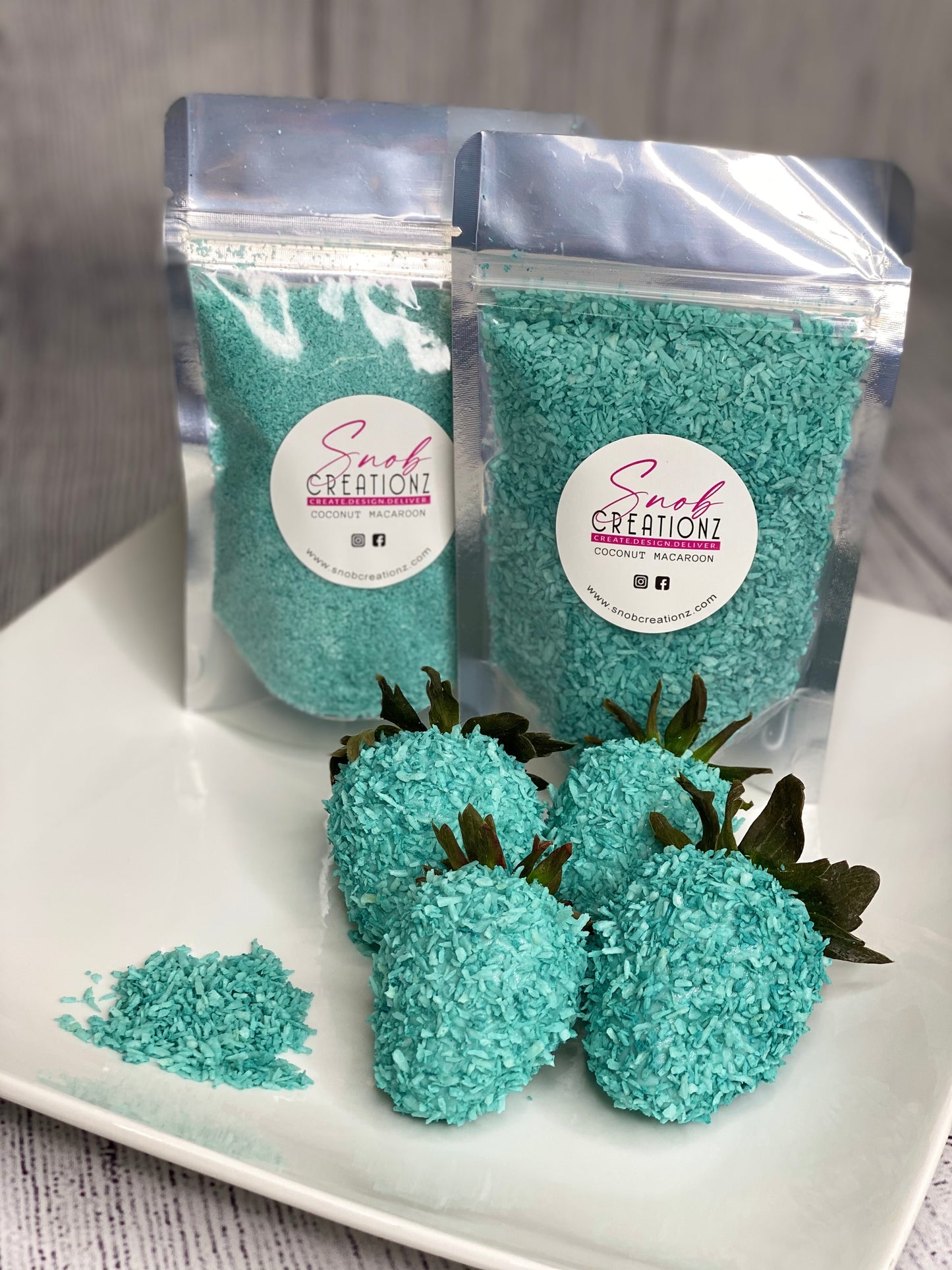 Colored Coconut Macaroons