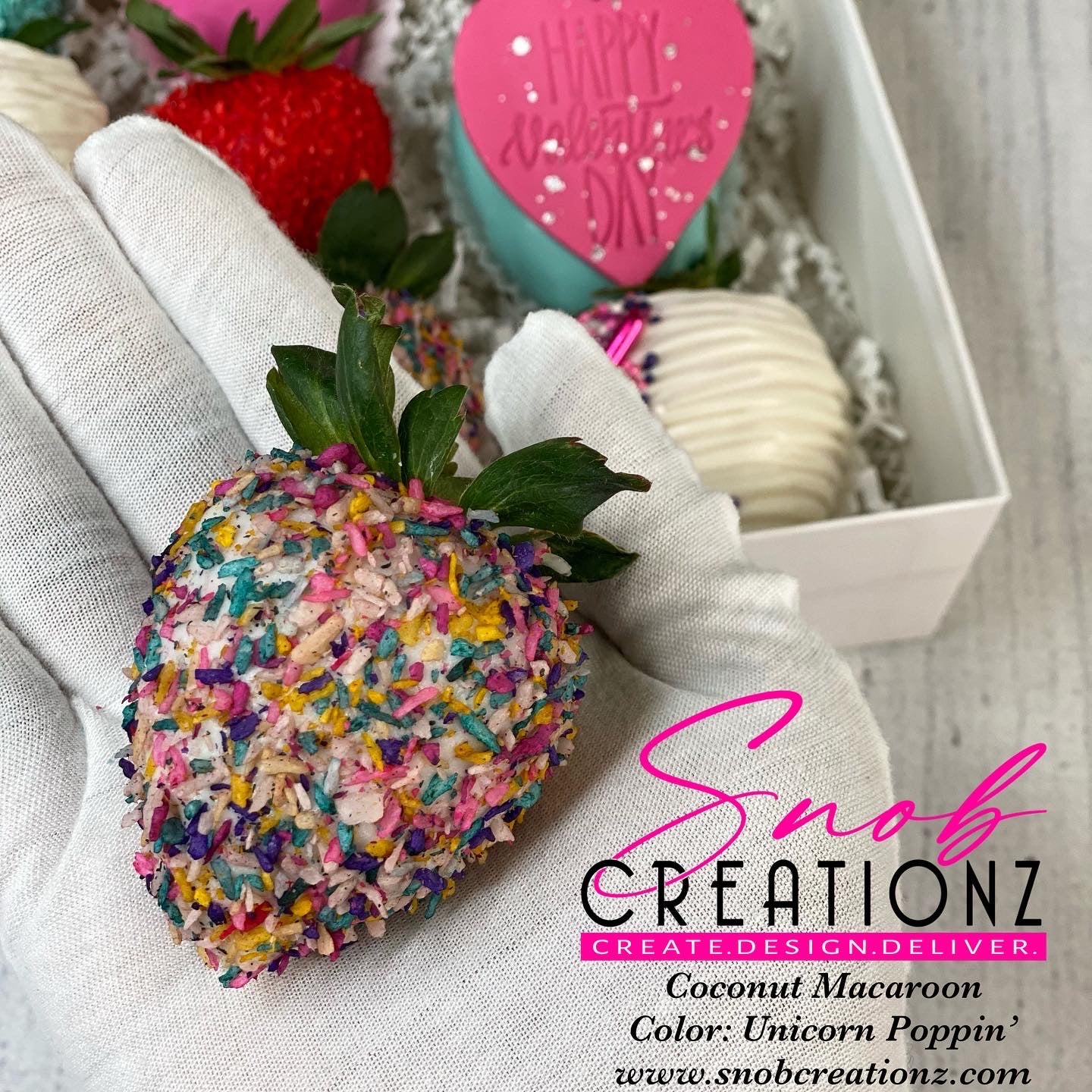 Colored Coconut Macaroons