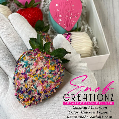 Colored Coconut Macaroons