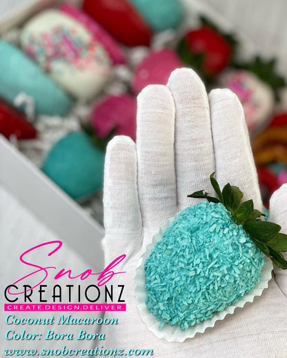 Colored Coconut Macaroons