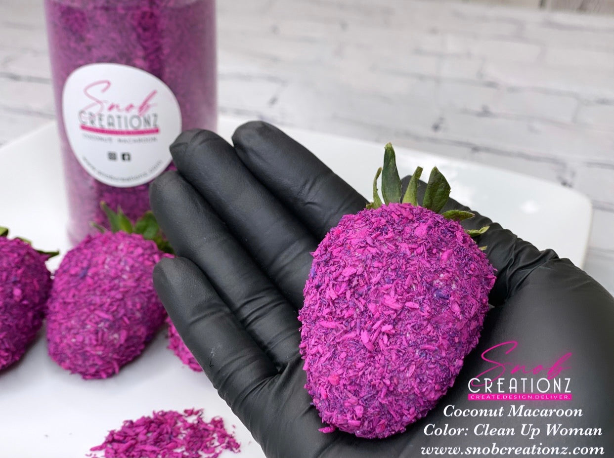 Colored Coconut Macaroons