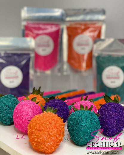 Colored Coconut Macaroons