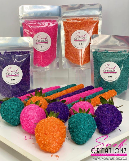 Colored Coconut Macaroons