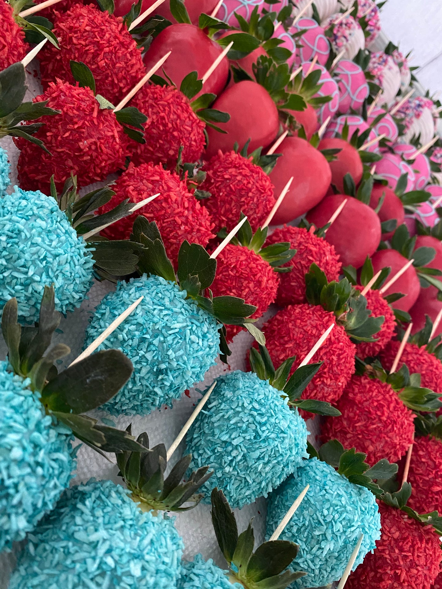 Colored Coconut Macaroons