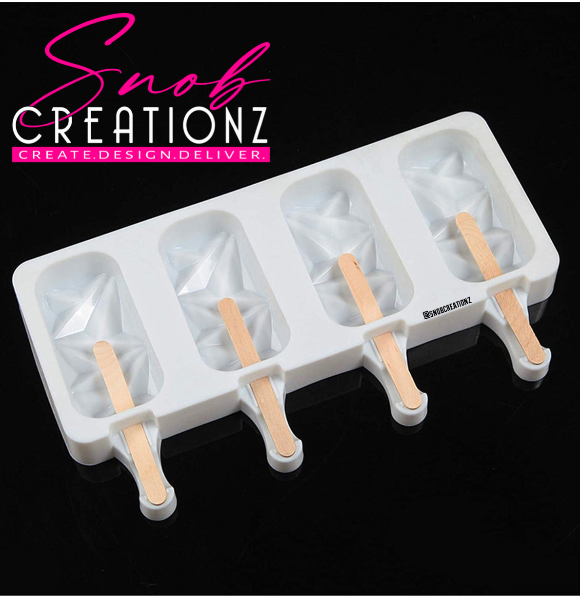 Geometric Cakesicle/Rice Krispies Treats Mold